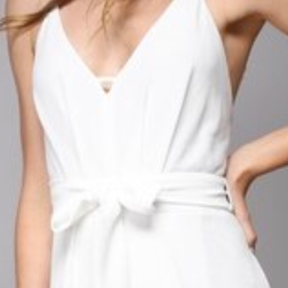 SLIT WIDE LEG JUMPSUIT - Picture 5 of 6